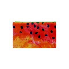 Abstract Watermelon Cosmetic Bag (xs) by DanaeStudio