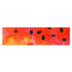 Abstract Watermelon Satin Scarf (oblong) by DanaeStudio