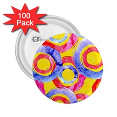 Blue And Pink Dream 2 25  Buttons (100 Pack)  by DanaeStudio