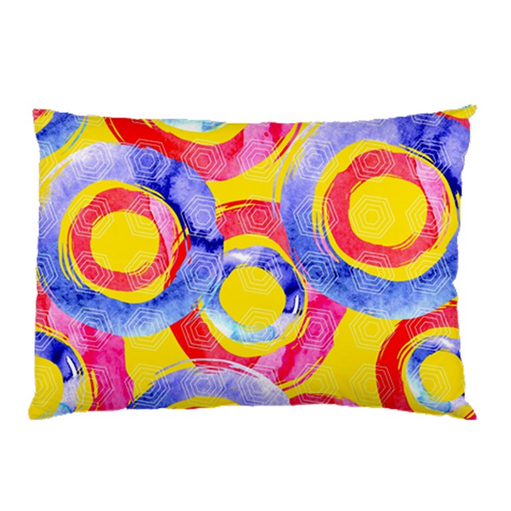 Blue And Pink Dream Pillow Case (Two Sides)