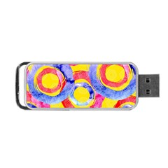 Blue And Pink Dream Portable Usb Flash (two Sides) by DanaeStudio