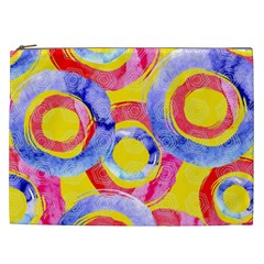 Blue And Pink Dream Cosmetic Bag (xxl) 