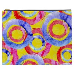 Blue And Pink Dream Cosmetic Bag (xxxl)  by DanaeStudio