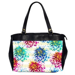 Colorful Dahlias Office Handbags (2 Sides)  by DanaeStudio