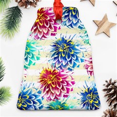 Colorful Dahlias Ornament (bell) 