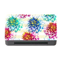 Colorful Dahlias Memory Card Reader With Cf by DanaeStudio