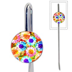 Colorful Daisy Garden Book Mark by DanaeStudio