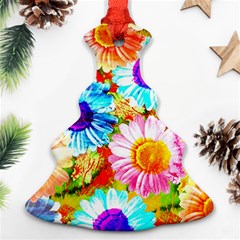 Colorful Daisy Garden Ornament (christmas Tree)