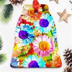 Colorful Daisy Garden Ornament (bell) 