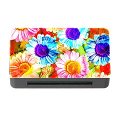 Colorful Daisy Garden Memory Card Reader With Cf by DanaeStudio