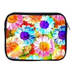 Colorful Daisy Garden Apple Ipad 2/3/4 Zipper Cases by DanaeStudio