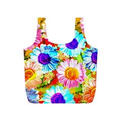 Colorful Daisy Garden Full Print Recycle Bags (s) 