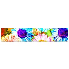 Colorful Daisy Garden Flano Scarf (small) by DanaeStudio