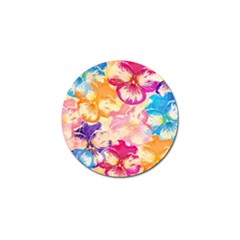 Colorful Pansies Field Golf Ball Marker (4 Pack) by DanaeStudio