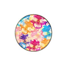 Colorful Pansies Field Hat Clip Ball Marker by DanaeStudio