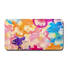 Colorful Pansies Field Medium Bar Mats by DanaeStudio