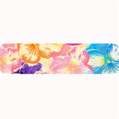 Colorful Pansies Field Large Bar Mats by DanaeStudio