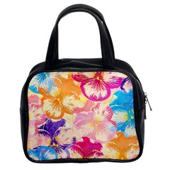 Colorful Pansies Field Classic Handbags (2 Sides) by DanaeStudio