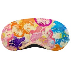 Colorful Pansies Field Sleeping Masks by DanaeStudio