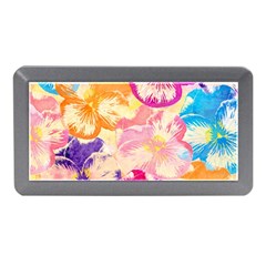 Colorful Pansies Field Memory Card Reader (mini) by DanaeStudio