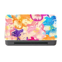 Colorful Pansies Field Memory Card Reader With Cf by DanaeStudio