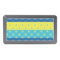 Hexagon And Stripes Pattern Memory Card Reader (mini) by DanaeStudio