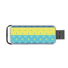 Hexagon And Stripes Pattern Portable Usb Flash (two Sides) by DanaeStudio