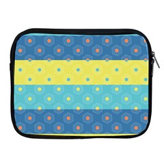 Hexagon And Stripes Pattern Apple Ipad 2/3/4 Zipper Cases by DanaeStudio