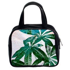 Pachira Leaves  Classic Handbags (2 Sides)