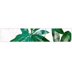 Pachira Leaves  Flano Scarf (large)