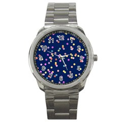 Playful Confetti Sport Metal Watch