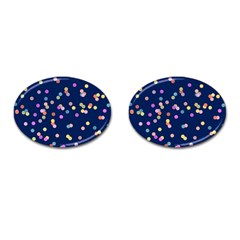 Playful Confetti Cufflinks (oval)