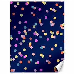 Playful Confetti Canvas 36  X 48  