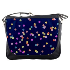 Playful Confetti Messenger Bags