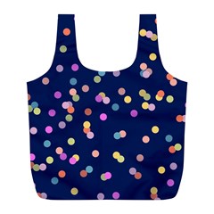 Playful Confetti Full Print Recycle Bags (l) 