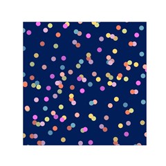 Playful Confetti Small Satin Scarf (square)