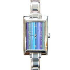 Provence Fields Lavender Pattern Rectangle Italian Charm Watch by DanaeStudio