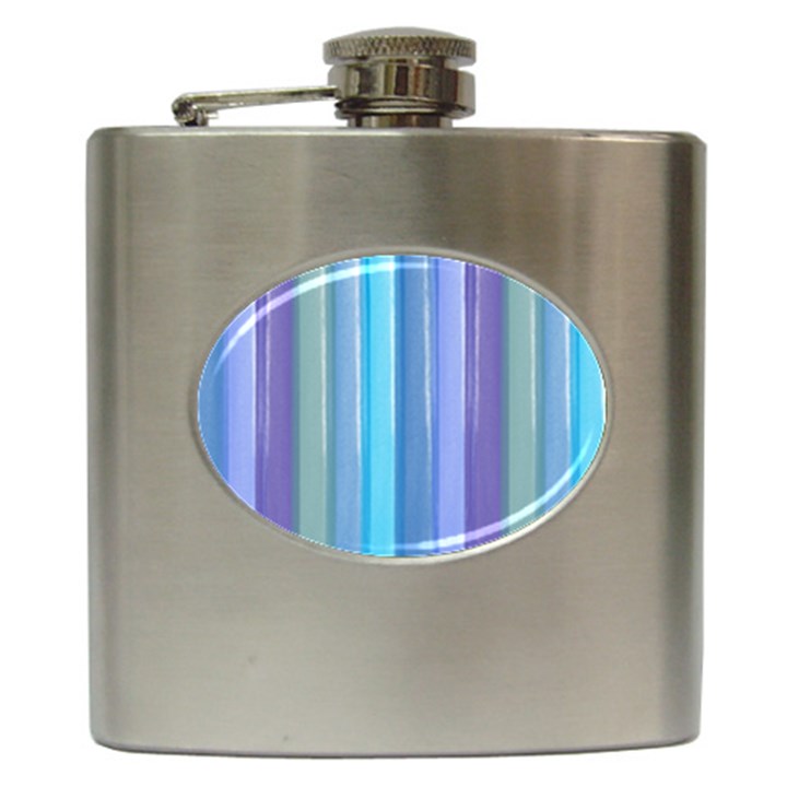 Provence Fields Lavender Pattern Hip Flask (6 oz)