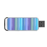 Provence Fields Lavender Pattern Portable USB Flash (One Side) Front