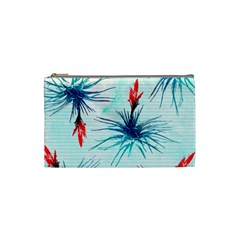 Tillansia Flowers Pattern Cosmetic Bag (small) 