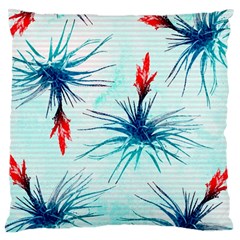 Tillansia Flowers Pattern Large Cushion Case (one Side) by DanaeStudio