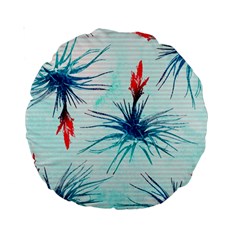 Tillansia Flowers Pattern Standard 15  Premium Round Cushions