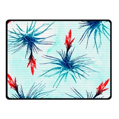 Tillansia Flowers Pattern Double Sided Fleece Blanket (small)  by DanaeStudio