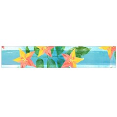 Tropical Starfruit Pattern Flano Scarf (large)