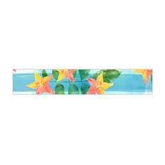 Tropical Starfruit Pattern Flano Scarf (mini) by DanaeStudio