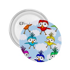 Cute colorful birds  2.25  Buttons