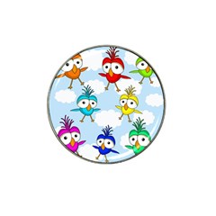 Cute Colorful Birds  Hat Clip Ball Marker (10 Pack) by Valentinaart