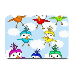 Cute colorful birds  Plate Mats