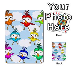 Cute colorful birds  Multi-purpose Cards (Rectangle) 