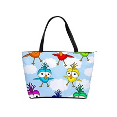 Cute colorful birds  Shoulder Handbags